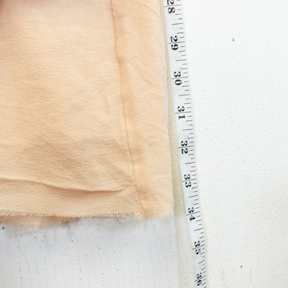 SWILDENS Dress Peach Orange Shift Mini 1 XS Ruffle Pleated‎ Sheer Raglan Solid - Picture 7 of 10